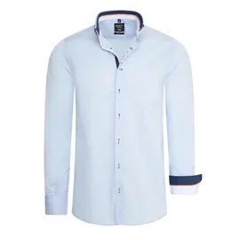RUSTY NEAL Langarmhemd Blau 3XL