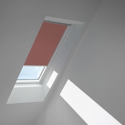 VELUX Verdunkelungsrollo  Rosenholz 4578, 78x180 cm (MK12), Elektro,GGU,VELUX,weiße Schiene
