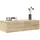 vidaXL Wandregal mit Schubladen 60 x 26,5 x 15 cm Braun