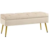 Homcom Sitzbank Polyester, Schaumstoff