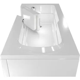 AcquaVapore AquaVapore Seniorenwanne mit Tür 75 x 150 cm (S17-R)