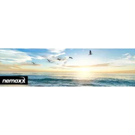 Nemaxx NEMAXX® Sitzbanktasche 87 cm mit Polsterauflage – Sitzpolster & abnehmbare Stauraumtasche – Bootstasche für 330 cm – Hellgrau/Schwarz