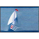 Wash+Dry by Kleen-Tex Fußmatte Sailing Boat«, 50x75cm, innen und außen, waschbar