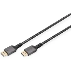 DIGITUS 8K DisplayPort Anschlusskabel DP zu DP, 2m