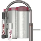 quooker deutschland gmbh Quooker Fusion Round Set mit COMBI Reservoir & CUBE Gunmetal **inkl. CUBE Filter Starter Paket** FNRGME COMBI CUBE2 *inkl. 7 JAHRE GARANTIE*