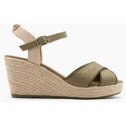 Keilsandalette - Damen - grün - 39