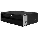 Stalflex 19 Zoll Fachboden 3HE - 19 Zoll Schublade Server Rack aus Stahl für Netzwerkschrank und Serverschrank - Traglast 25 kg - 320 cm Tiefe - Rack Zubehör