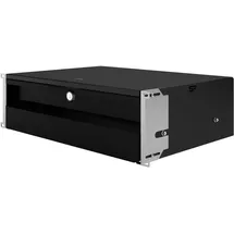 Stalflex 19 Zoll Fachboden 3HE - 19 Zoll Schublade Server Rack aus Stahl für Netzwerkschrank und Serverschrank - Traglast 25 kg - 320 cm Tiefe - Rack Zubehör