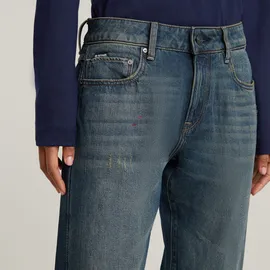 G-Star Boyfriend-Jeans "Kate", Damen, Gr. 29, Länge 32, antic faded lagoon, Denim/Jeans, Obermaterial: 100% Baumwolle, weit, unten schmal lang, Jeans, im 5-Pocket-Stil