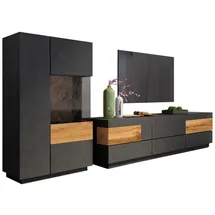 INOSIGN Wohnwand »Silke« Set, 2 Stk. tlg., grau