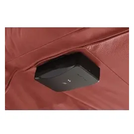 KAWOLA Relaxliege LETICIA motorisch mit Akku Leder rot