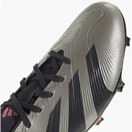adidas Predator League FG Platinum Metallic / Aurora Black / Turbo 43 1/3