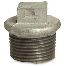 KLASEBO® Gewindefitting Temperguss Stopfen, 2 AG