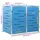 vidaXL Mülltonnenbox für 2 Tonnen 138 x 77,5 x 115,5 cm blau