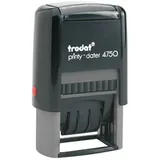 Trodat Printy-Dater 4750/L Datumsstempel 41 x 24 mm Grau/Schwarz