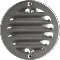Upmann Wetterschutzgitter rund 150 mm Edelstahl V2A gebürstet