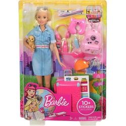 Mattel GmbH Anziehpuppe Mattel FWV25 - Barbie Puppe (blond) und Zubehör