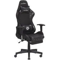 Beliani Gaming Stuhl VICTORY Kunstleder Dunkelgrau