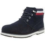 Tommy Hilfiger Herren Low Boot Stiefel Core Suede Boot Wildleder, Blau (Desert Sky), 46