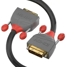 Lindy 36228 20m DVI-D Dual Link Kabel, Anthra Line
