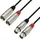 Adam Hall Kabel 2xxlr Stecker Zu 2xxlr Buchse 1m Adam K3 K3tmf0100