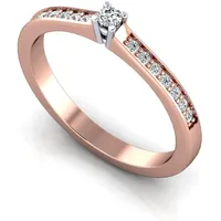 Verlobungsring VR05 750er Rot-/Weiflgold - 6757