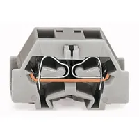 WAGO 261-341 Einzelklemme 10mm Zugfeder Belegung: L Grau 200St.