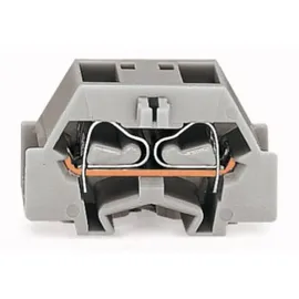 WAGO 261-341 Einzelklemme 10mm Zugfeder Belegung: L Grau 200St.