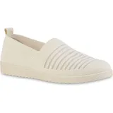 VAN HILL Damen Slip Ons in Beige