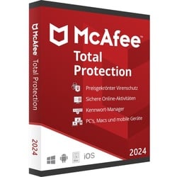 McAfee Total Protection & VPN 2025 | 3 Geräte | 3 Jahre | Jetzt günstig kaufen