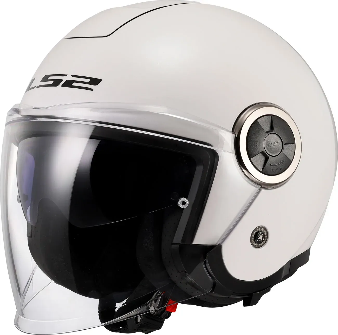 LS2 OF620 Classy Solid, casque à réaction - Blanc - M