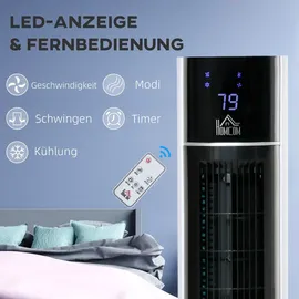Homcom Turmventilator 105 cm Weiß