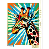Calvendo Puzzle Retro Giraffe - Pop Art 1000 Teile