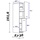 Flex-Well Demi-Apothekerschrank Lara 30 cm Anthrazit-San Remo Eiche