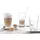 LEONARDO 6er Set Leonardo Latte-Macchiato-Becher Solo 250 ml Glas Transparent Klar