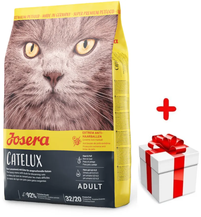 JOSERA Catelux 400g + überraschung für die Katze (Mit Rabatt-Code JOSERA-5 erhalten Sie 5% Rabatt!)