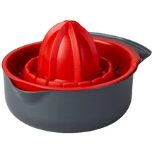Dr. Oetker 1567 Zitronenpresse Kunststoff Grau, Rot