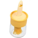 IMIKEYA Ölpinselflasche Aus Silikon Ölflasche Mit Pinsel Ölspender Mit Pinsel Speiseölpinsel Fettpinsel Silikonpinsel Backpinsel Zum Grillen Gelb