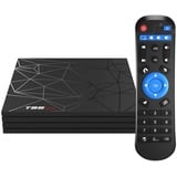 Android TV Box, Android 10.0 TV-Box, 4 GB RAM 32 GB ROM H616 Quad-Core Cortex-A53, unterstützt 3D 6 K Ultra HD H.265 2,4 GHz WiFi Ethernet HD Smart TV Box