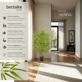 Tectake Künstlicher Bambusbaum Bambosa, realistische Textur - 120 cm,