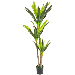 Künstliche Zimmerpflanze Dracena 3 Stämme cm 150 mit Topf