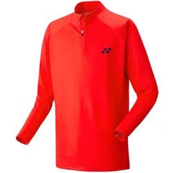 Yonex Tennis-Langarmshirt 1/2 Zip Club Team rot Herren