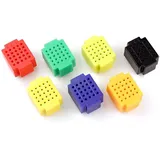 BerryBase Super Mini Breadboard mit 25 Kontakten - Set mit 7 Stück