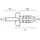 HellermannTyton Spreizniet 6.0-6.4mm PA6 orange HTWD-R6