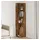 vidaXL Eckschrank Altholz 32x32x140cm Holzwerkstoff