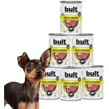 10x400g Hundefutter Bult Rind Nassfutter getreidefrei hoher Fleischanteil Dose