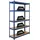 Proregal Schwerlastregal Holz 180x120x40 cm blau