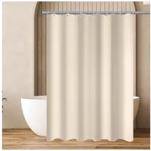 lerores Duschvorhang 120 x 200 cm beige