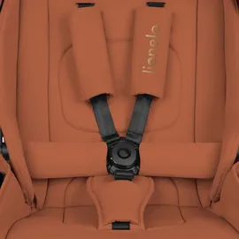 lionelo Mika Plus 2-in-1 Buggy 0-48 Monate (22kg), XXL-Verdeck mit UPF50+, 3-stufige Verstellung des Elterngriffs - Brown Rust - Braun