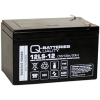 Q-Batteries 12LS-12 F1 12V 12Ah Blei-Vlies-Akku / AGM VRLA